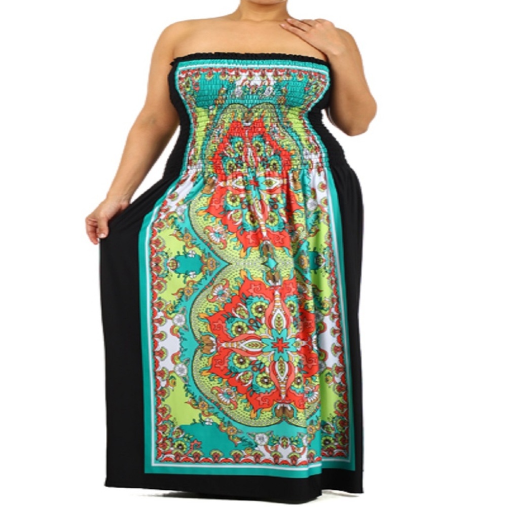 Womens Paisley Maxi Halter Dress